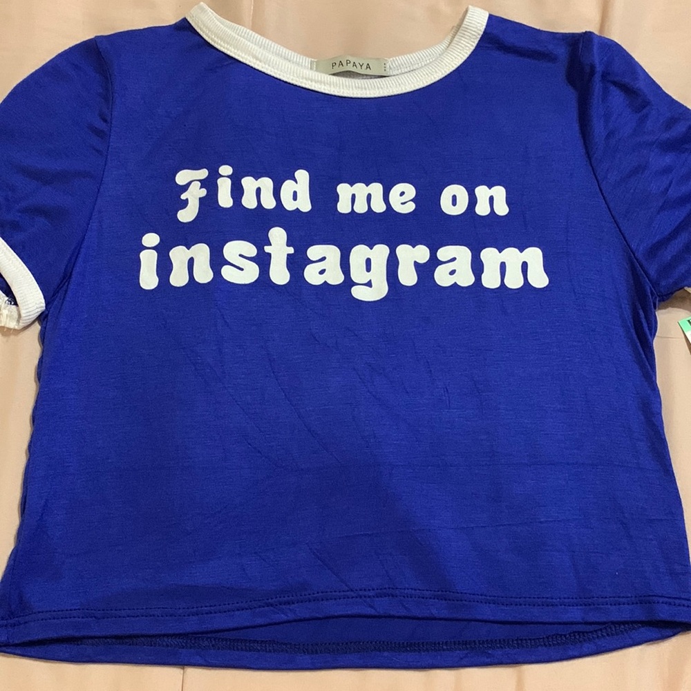 New with tags cropped tee for girls